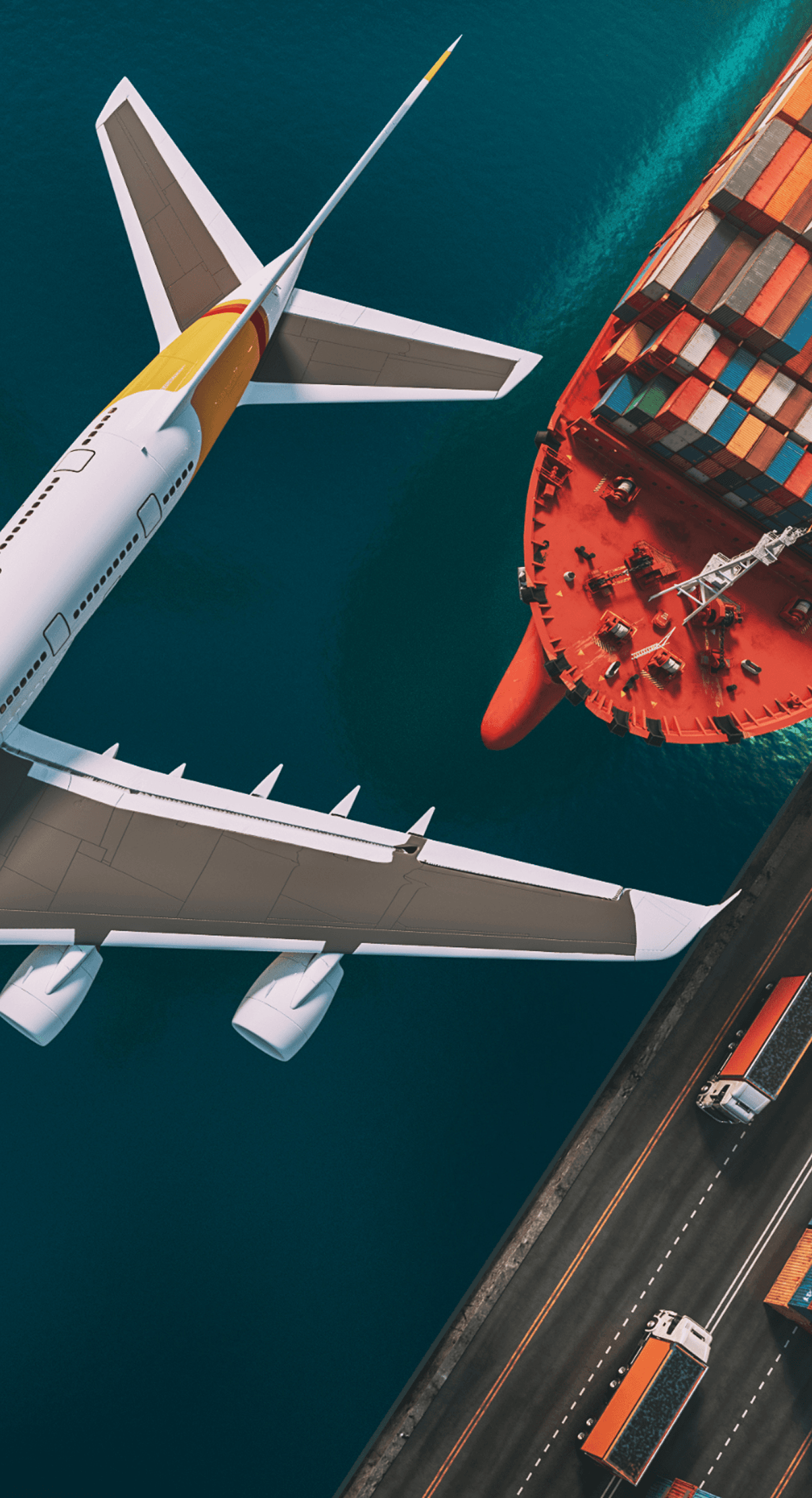 Sea-Air Multimodal - PAM Cargo services mobile banner image